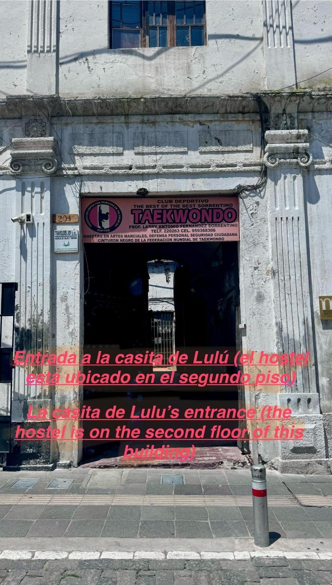 La Casita De Lulu Hotell Arequipa Exteriör bild